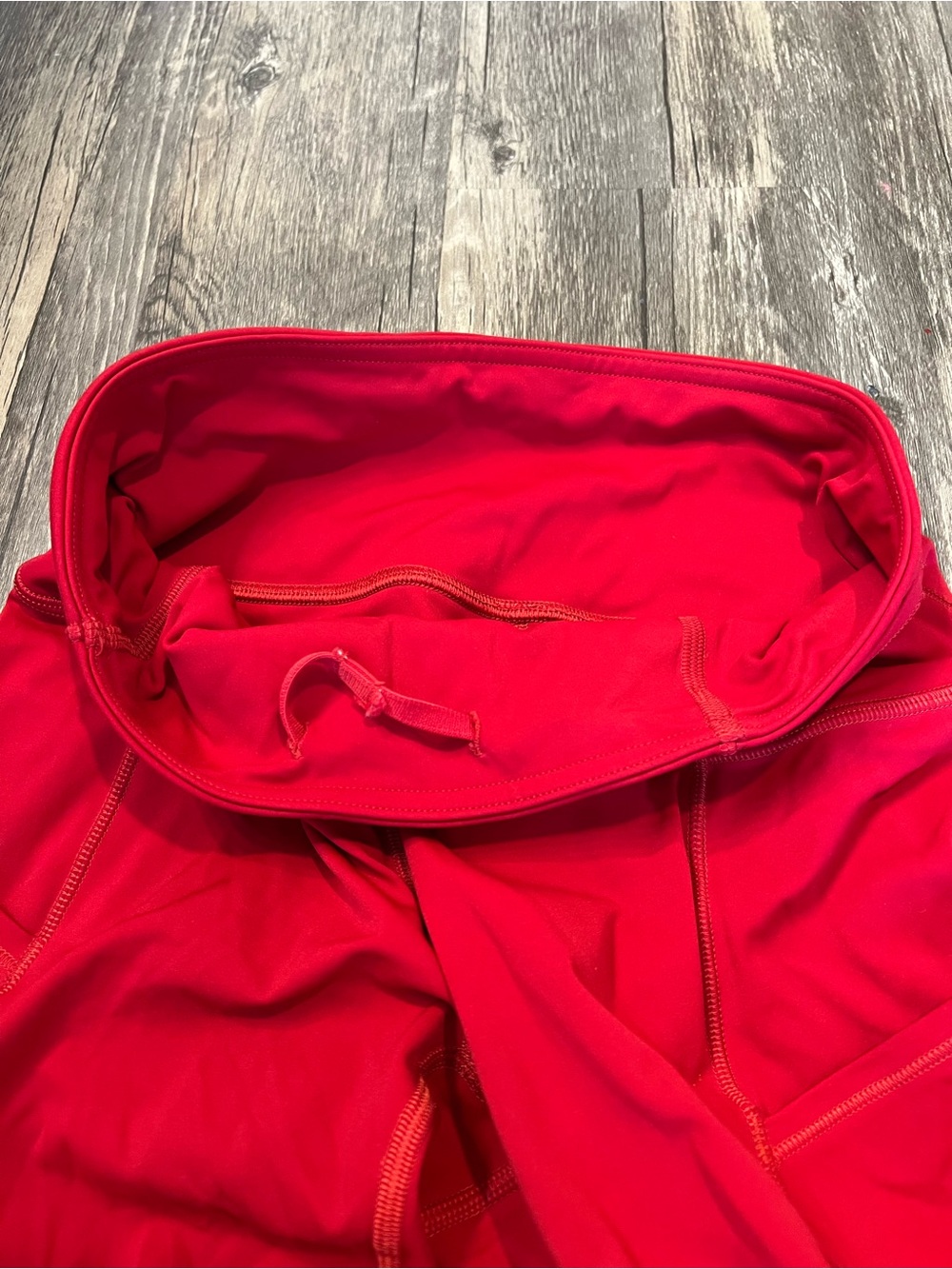 Lululemon Fast & Free 7/8 Tight II Dark Red Non-reflective Nulux Fabric 25” - Picture 6 of 9